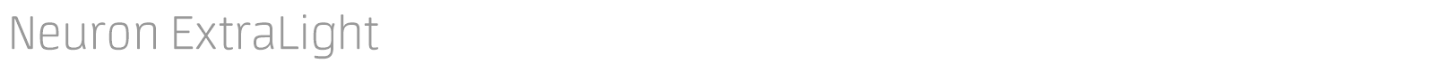 Neuron font preview